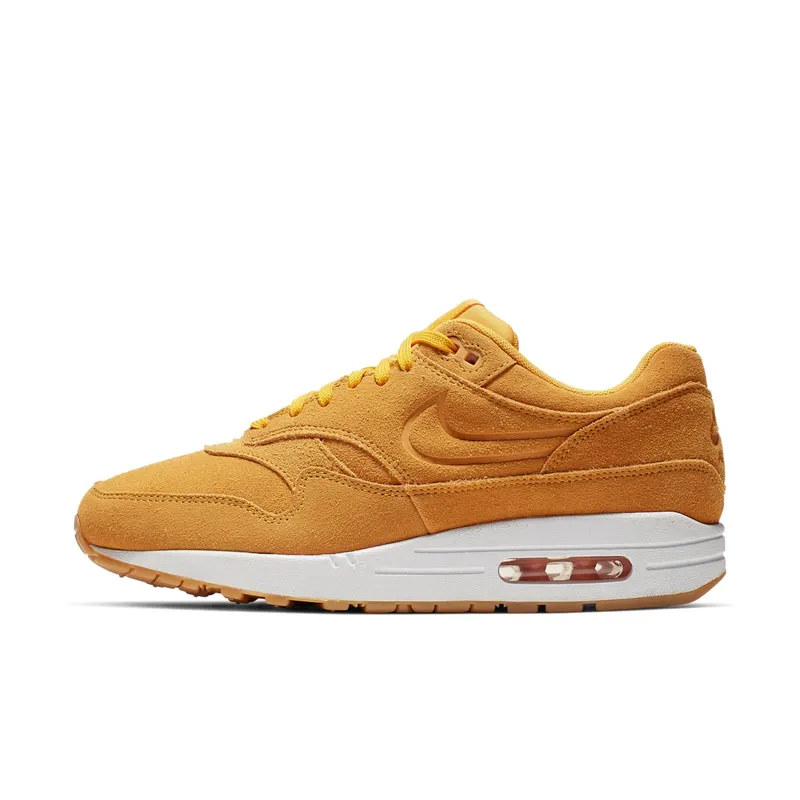 Nike Air Max 1 PRM University Gold Suede (Women’s) – “Yellow / White” (454746-702)