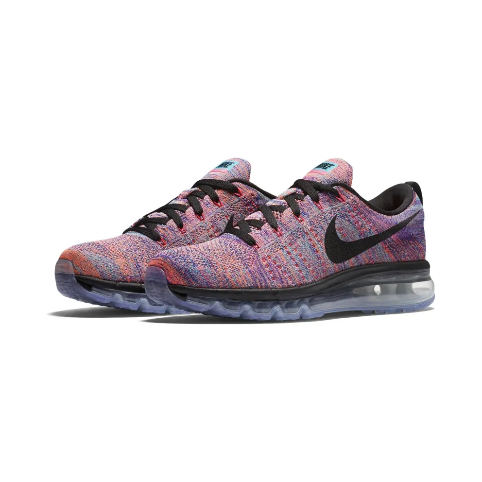 Nike Flyknit Max Multi-Color Pink Purple (W) Concord/Black-Gamma Blue-Pink Pow (620659-404)