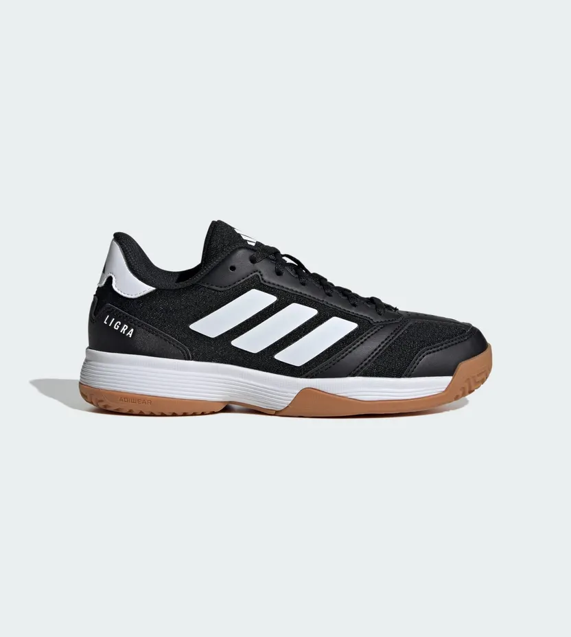 Adidas Ligra 8 Indoor Kids Core Black / Cloud White / Core Black (JR0744)