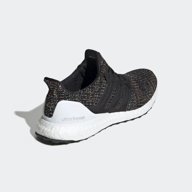 adidas Ultra Boost 4.0 Black Multi-Color White Heel Cage Core Black/Core Black/Active Red (F35232)