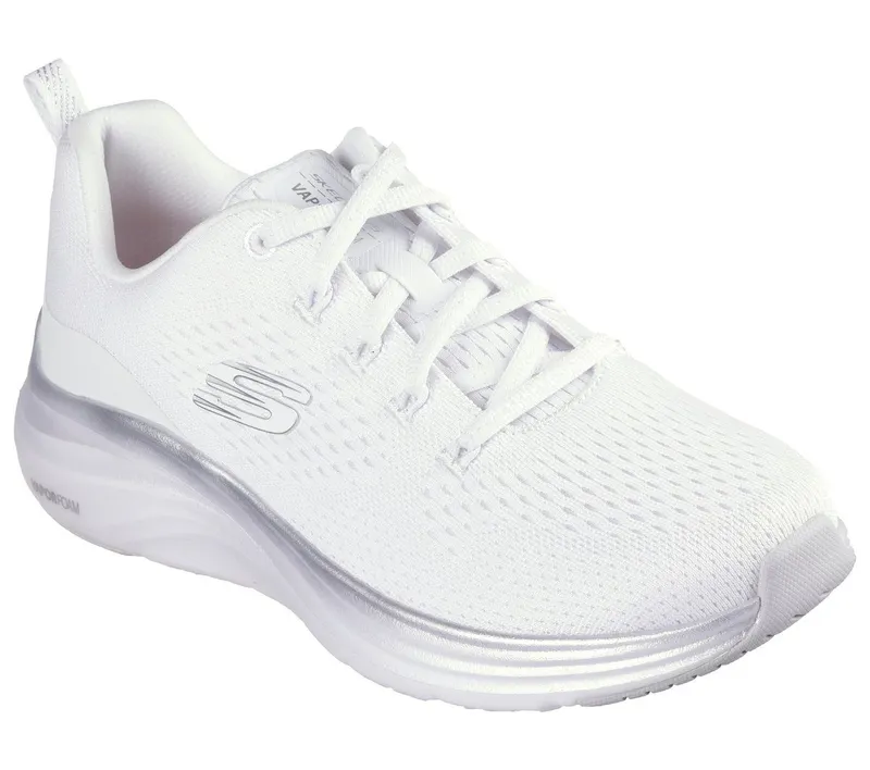 Skechers Vapor Foam – Midnight Glimmer Sneaker White/Silver
