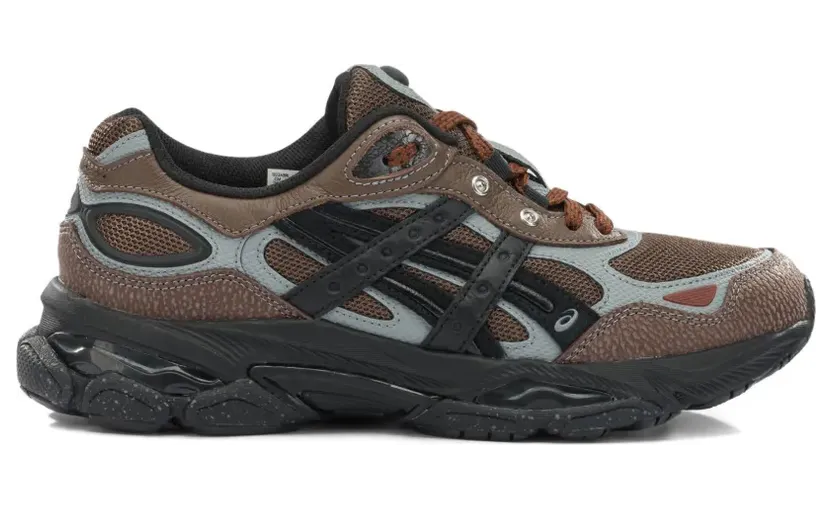 ASICS GEL-NYC 2.0 sneakers met vlakken – Bruin (1203A896)