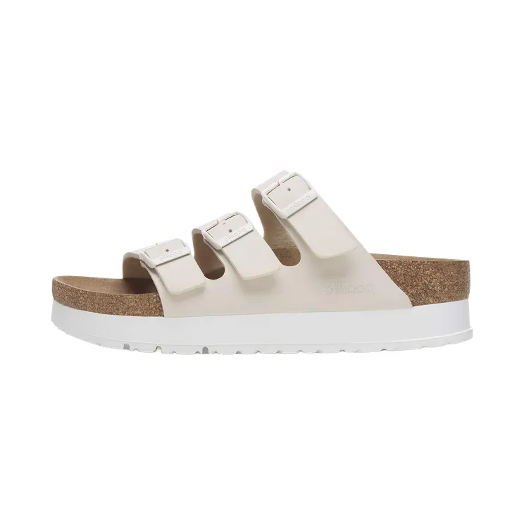 Birkenstock Florida Vegan Flex Platform “Eggshell” (1029751)