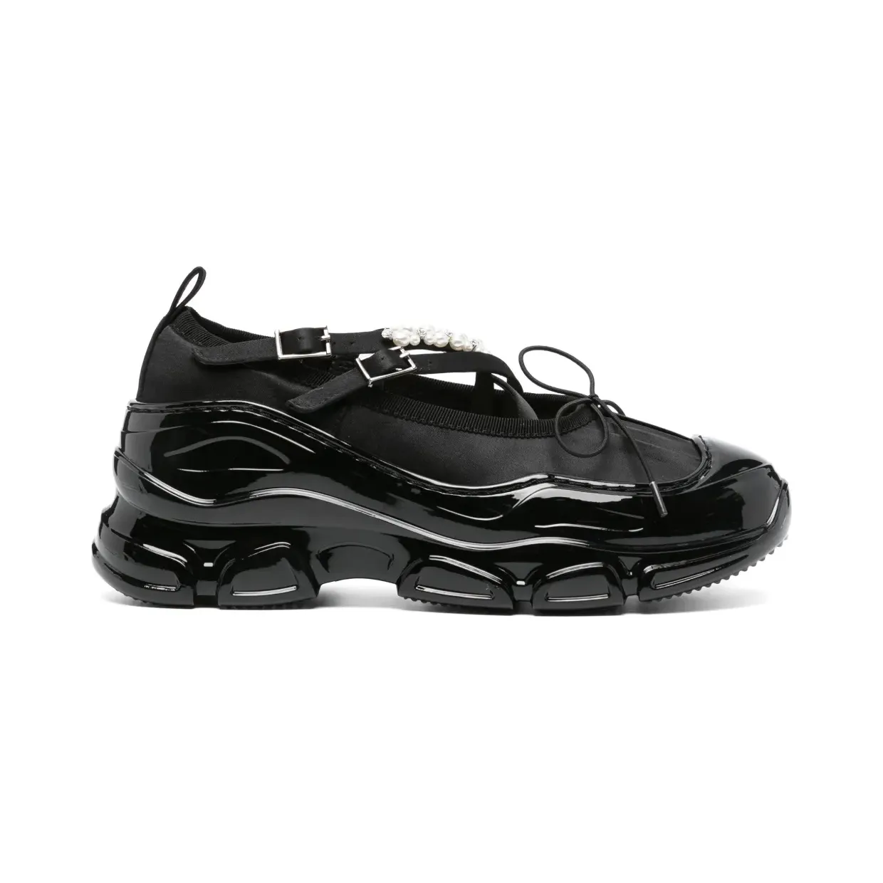 Simone Rocha Beaded Tracker “Black” (HT19B0755)