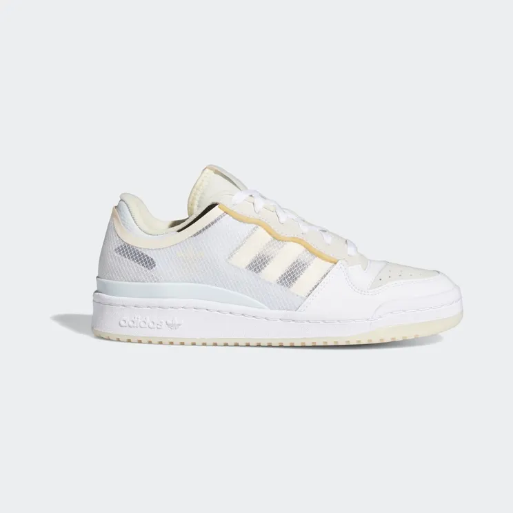 adidas Forum Low Transparent Panel Cloud White / Ecru Tint / Blue Tint (FY8014)