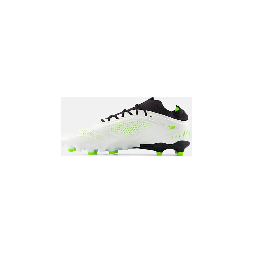 NEW BALANCE TEKELA TEAM LOW LACED FG V5 “White / Black / Pixel Green” (ST3FSP5)