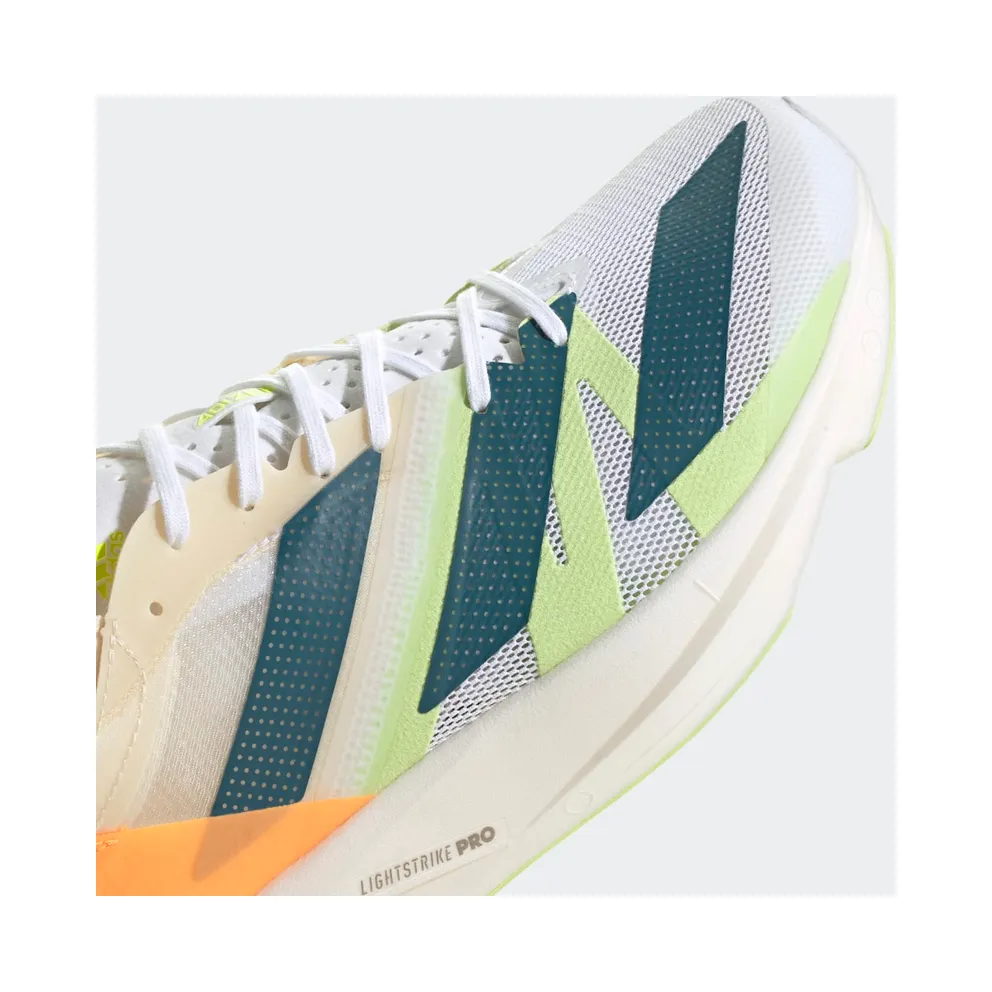 adidas Adizero Takumi Sen 8 Cloud White / Real Teal / Flash Orange (GX8148)