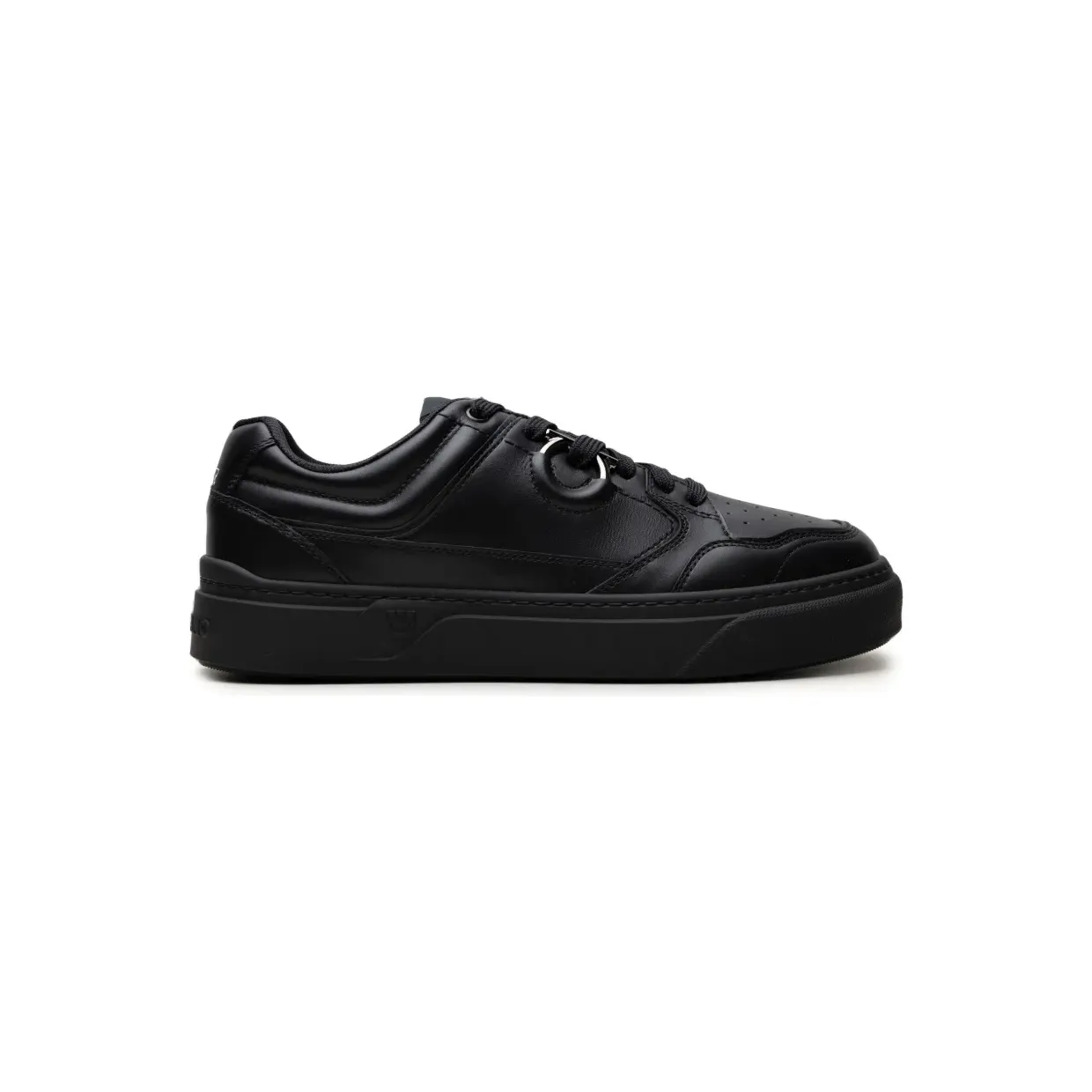 Ferragamo Slip-On-Sneakers mit Gancini-Detail “Black” (796658)
