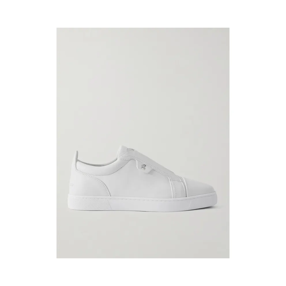 Christian Louboutin St Louis Leather Slip-On Sneakers White (3250668)