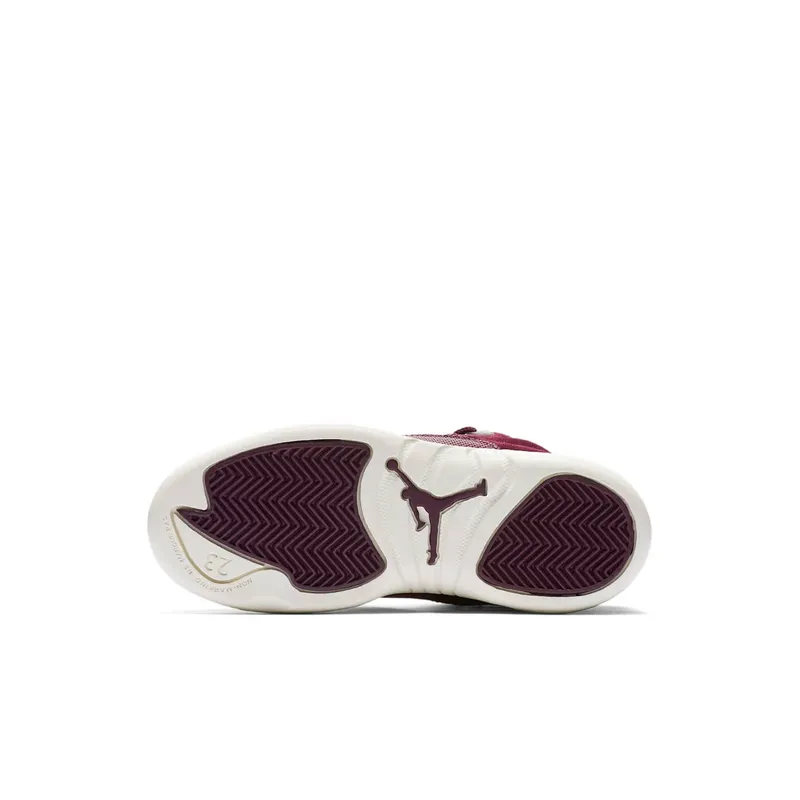 Jordan 12 Retro Bordeaux (PS) Bordeaux/Sail-Metallic Silver (151186-617)