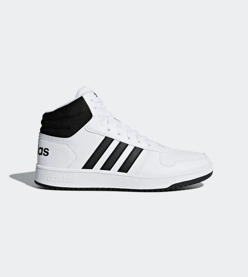 Adidas Neo Hoops 2.0 Mid ‘White Black’ Cloud White/Core Black/Core Black (BB7208)
