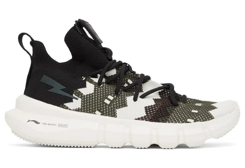 Neil Barrett Multicolor Li-Ning Edition Essence Sneakers (BCT354 P9024)