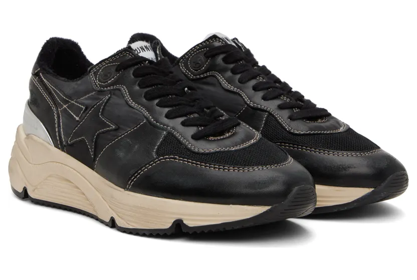 Golden Goose Black Running Sole Low-Top Sneakers (GWF00390.F003358.90179) (4)