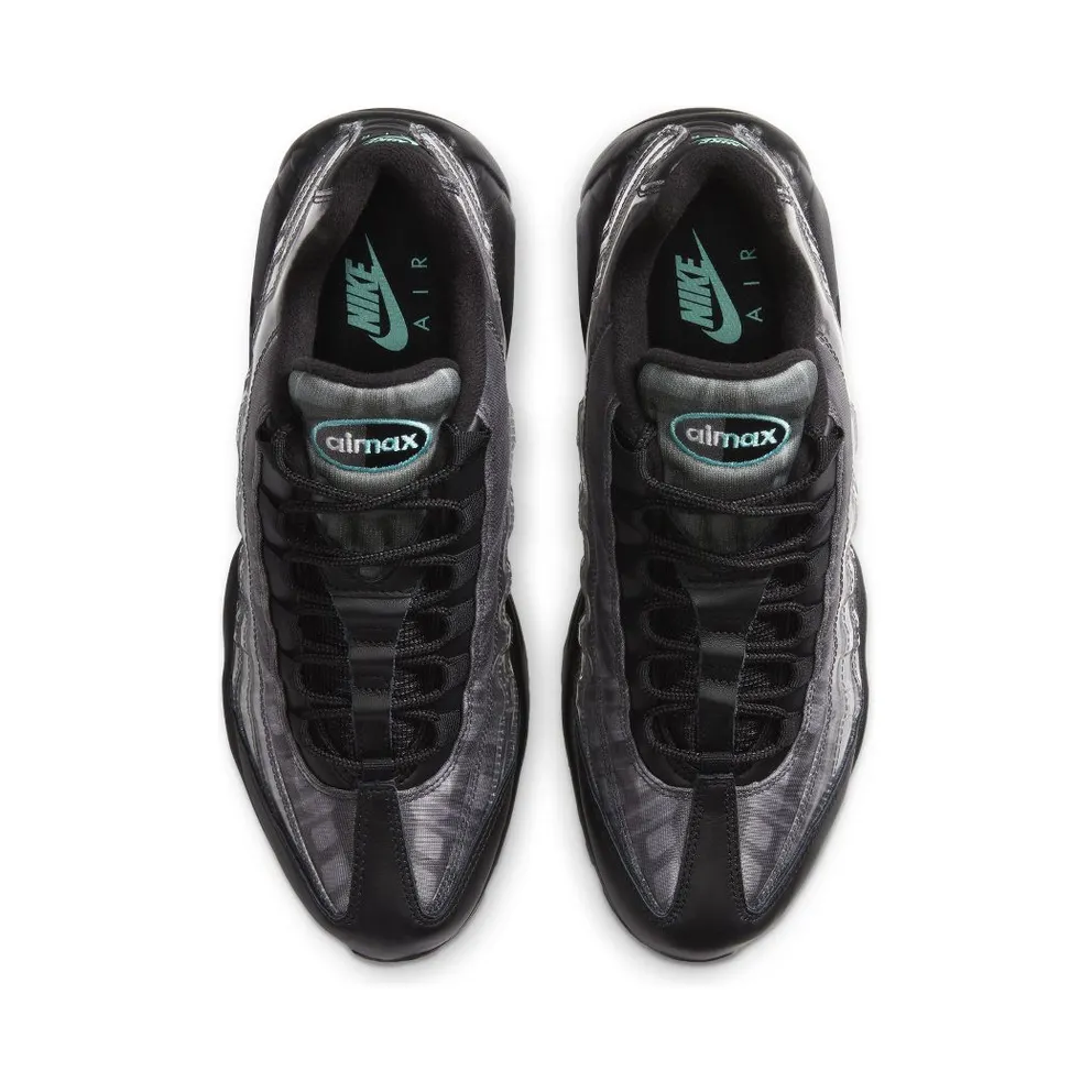 Nike Air Max 95 ‘Black Aurora Green’ Black/Black/Aurora Green/Smoke Grey (DA7735-001)