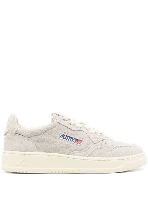 Autry Medalist Low WMNS’ White suède – Beige (AULWS415)