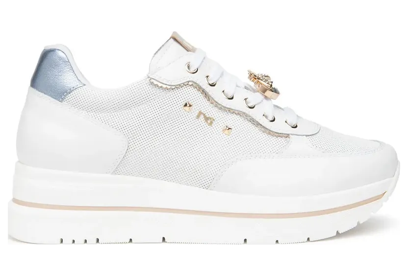 Black Giardini sneaker Gold / Silver / White (E615202D-707)