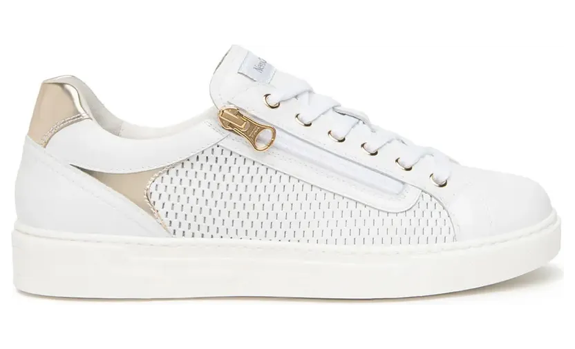 Black Giardini sneaker Gold / White (E615252D-707)