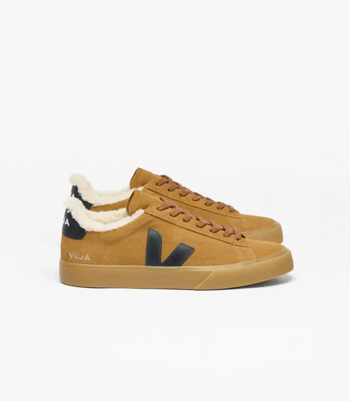 VEJA Suède leren with V-logo – Brown (CW0320809)