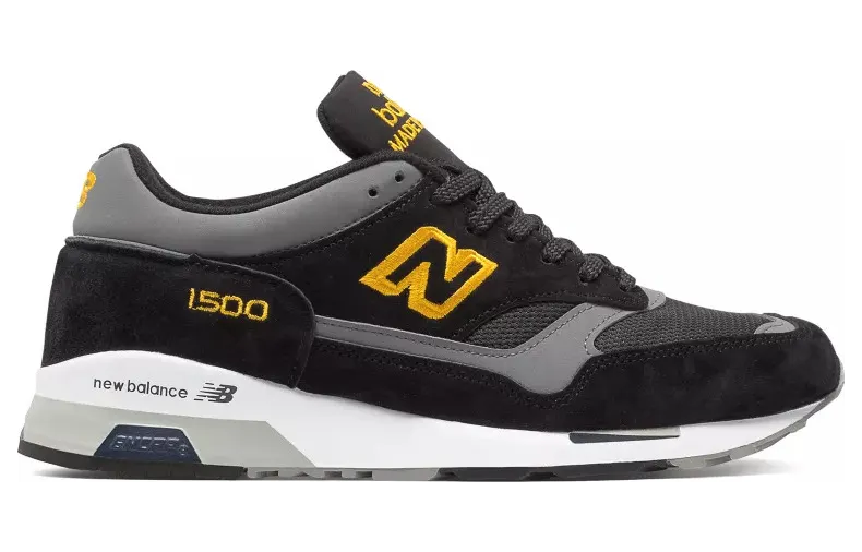 New Balance 1500 Black Yellow (Made in England) (2016) (M1500BY)