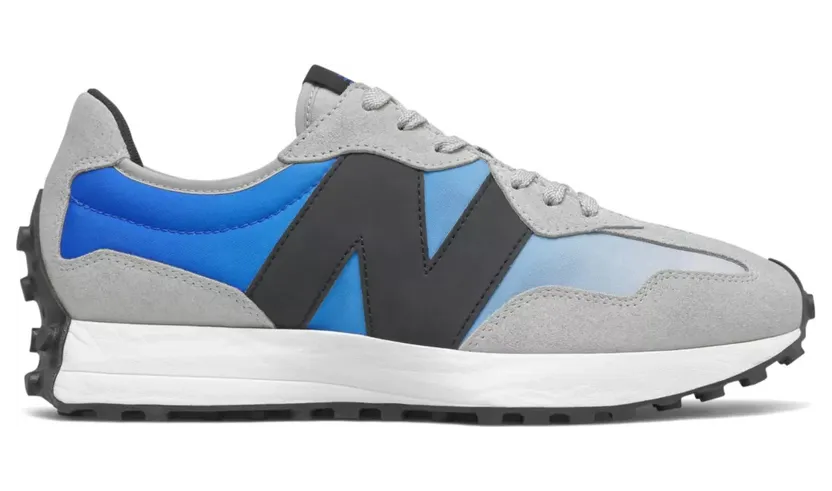 New Balance 327 Light Aluminum Cobalt Blue (MS327SD)