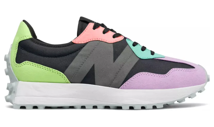 New Balance 327 Schwarz/Violett (WS327PB)
