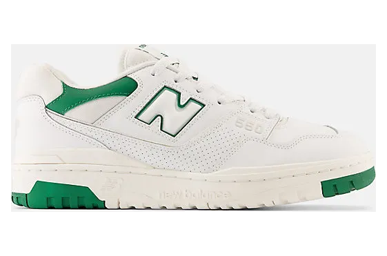 New Balance 550 Weiß/blanc/Grün/vert/Grau/Gris (BB550SWB)