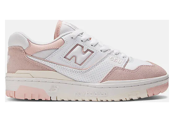 New Balance 550 Weiß/Rosa (BBW550CD)