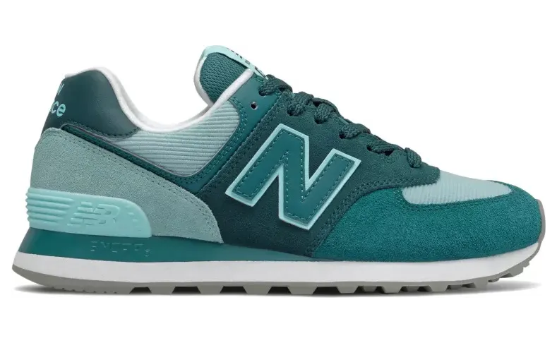 New Balance 574 Schwarz/Grün (WL574WS2)