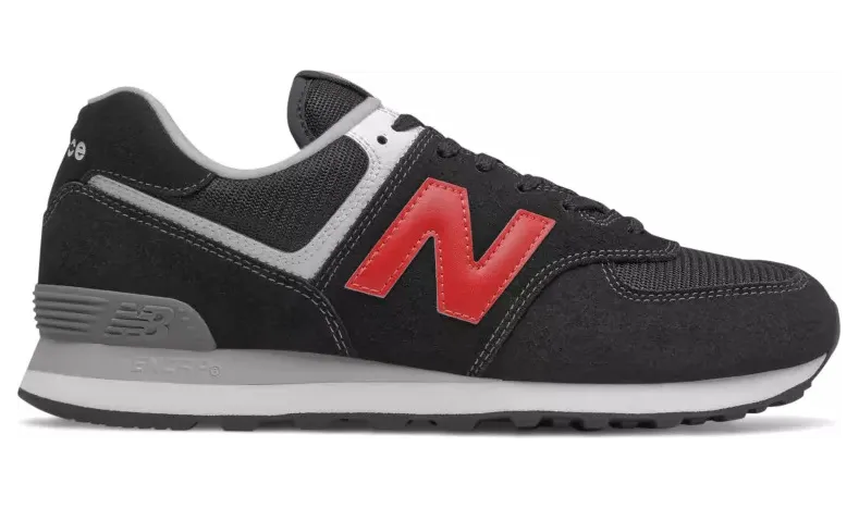 New Balance 574 Schwarz/Rot (ML574HY2)
