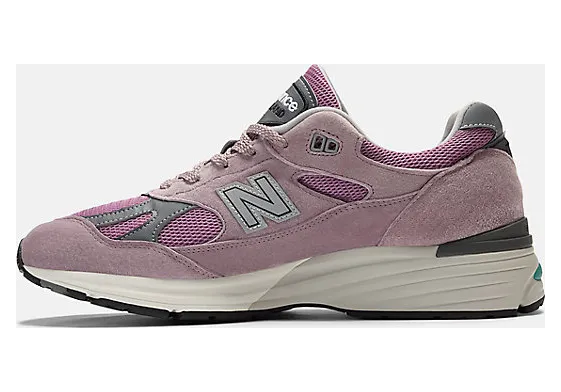 New Balance 991v2 “Smoked Pearl”: Grau mit blauer Kante (2)