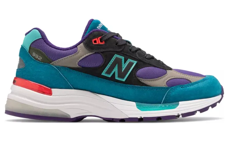 New Balance 992 Concepts Purple Grey Green (M992TC)
