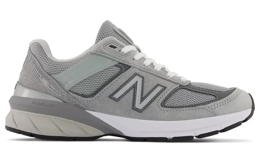 New Balance Grey Made In US 990 v5 Sneakers (W990GL5)