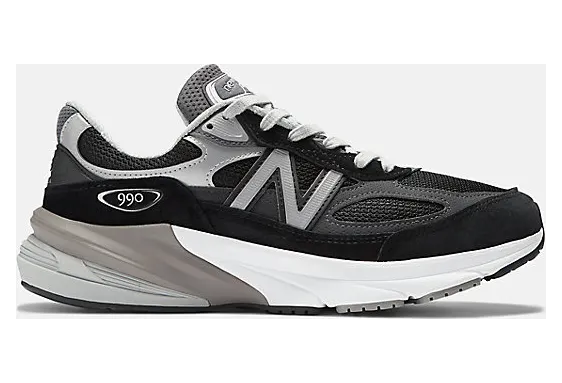 New Balance M990 BK6 Made in USA Black / White (M990BK6)