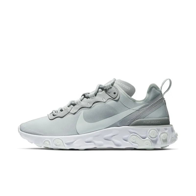 Nike React Element 55 Wolf Grey Ghost Aqua (W) Wolf Grey/White-Ghost Aqua (BQ2728-005)