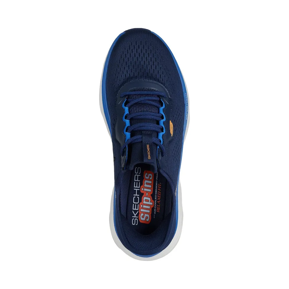 Skechers Slip-ins Relaxed Fit: D’Lux Vapor Sneaker Marine/Orange