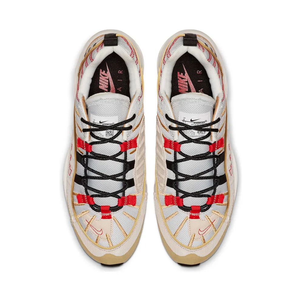 Nike Air Max 98 Inside Out Desert Sand Desert Sand/Club Gold-Sail-University Red (AO9380-003)