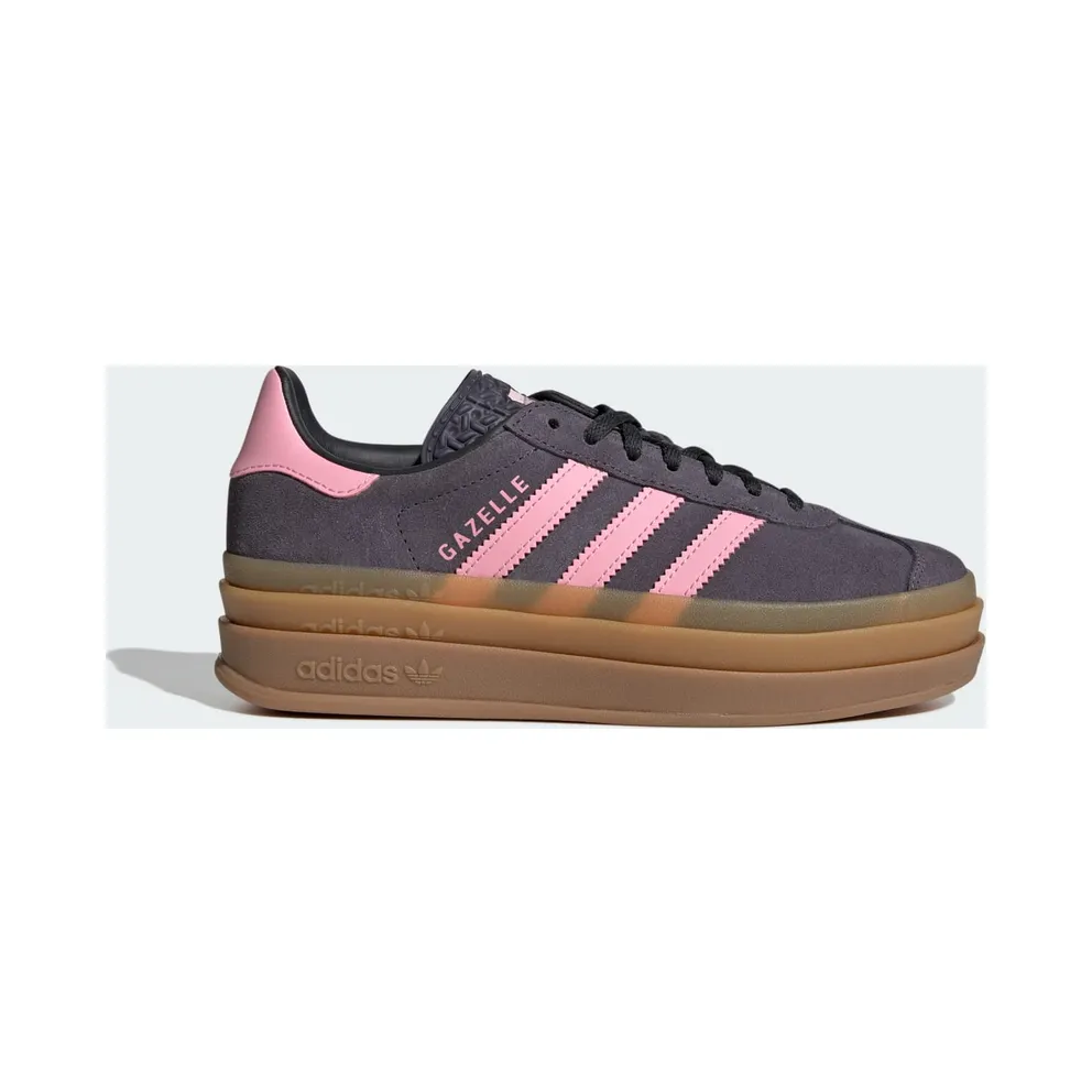 Adidas Gazelle Bold Aurora Onix / Bliss Pink / Carbon (IH6459)