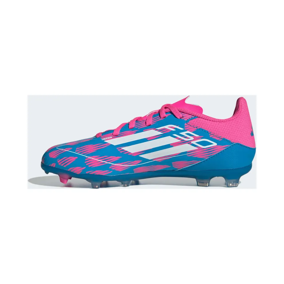 adidas F50 League Multi-Ground Solar Blue Cloud White Solar Pink (IF1365)