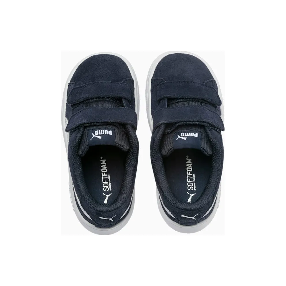 Puma Smash v2 Suede Tennis Shoes Blue/White (36517802)