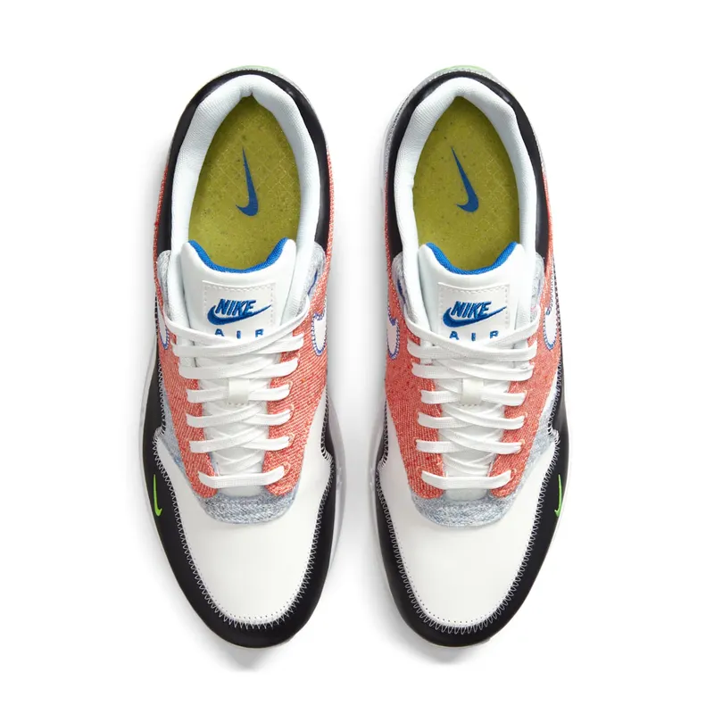 Nike Air Max 1 Recycled White White/Black-Electric Green-Game Royal (CT1643-100)