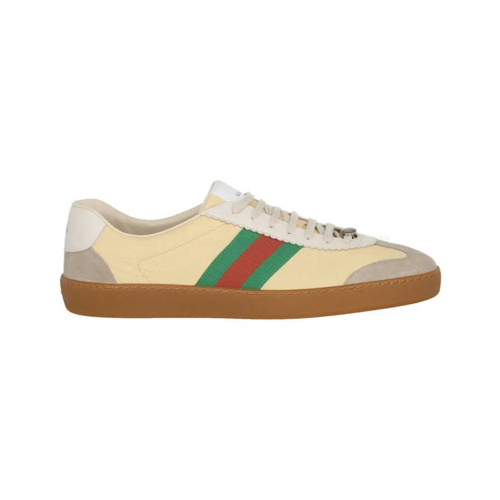 Gucci G74 Web Low Sneakers Oatmeal (521681 0PV20 9560)