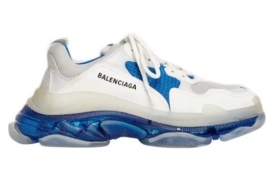 Balenciaga Triple S Clear Sole Blue (W)
