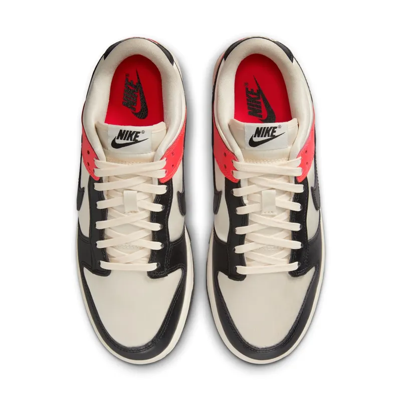 Nike Dunk Low “Black Toe Bright Crimson” (HQ3423-635)
