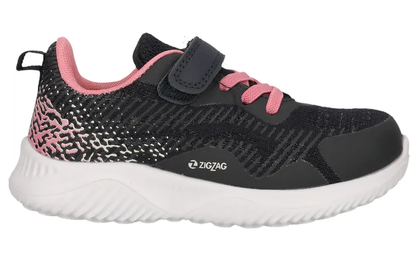 Zigzag sneaker antraciet-roze (Z252358-2095)
