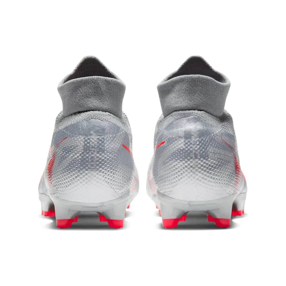Nike Mercurial Superfly 7 Pro FG Metallic Grey Crimson (AT5382-906)
