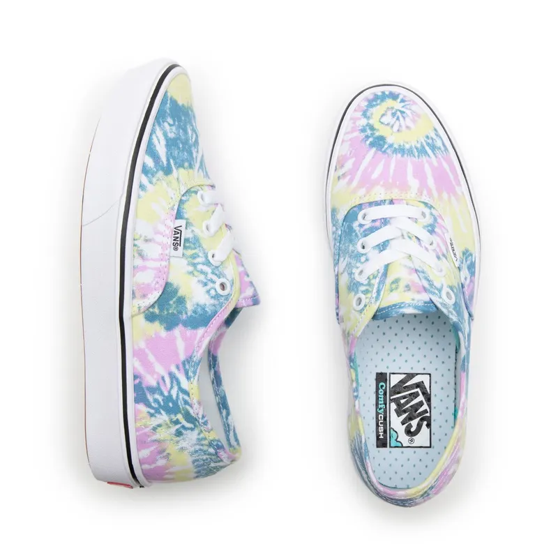 VANS Tie Dye Comfycush Authentic Shoes Multicolour (VN0A3WM749L)