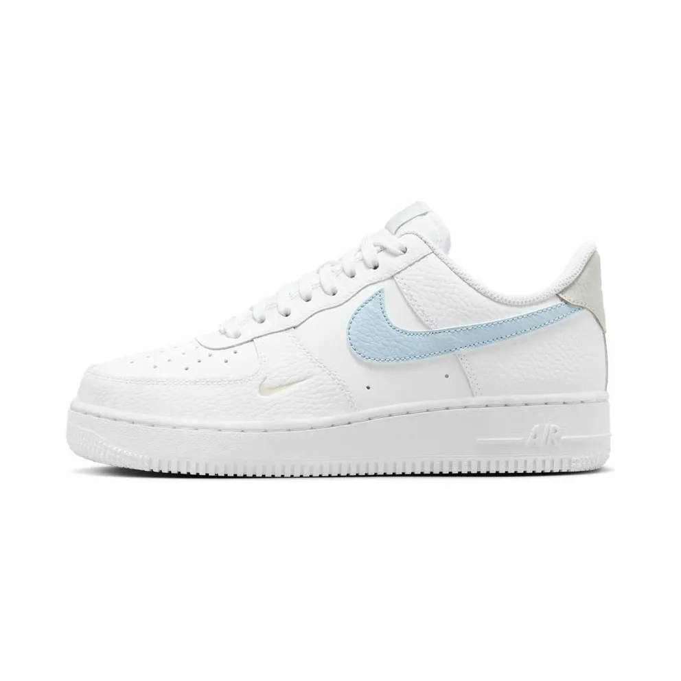 Nike Air Force 1 Low White Light Armory Blue Mini Swoosh (HF0022-100)