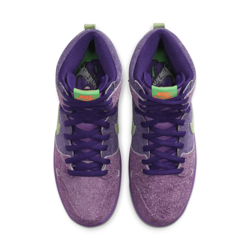 Nike SB Dunk High Reverse Skunk 420 (Regular Box) Purple/Purple/Green (CW9971-500)