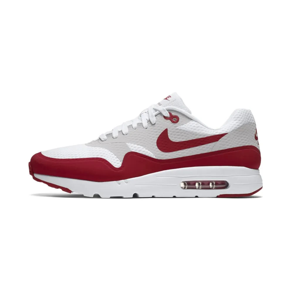 Nike Air Max 1 Varsity Red Ultra Essential (2015) White/Varsity Red/Neutral Grey (819476-106)