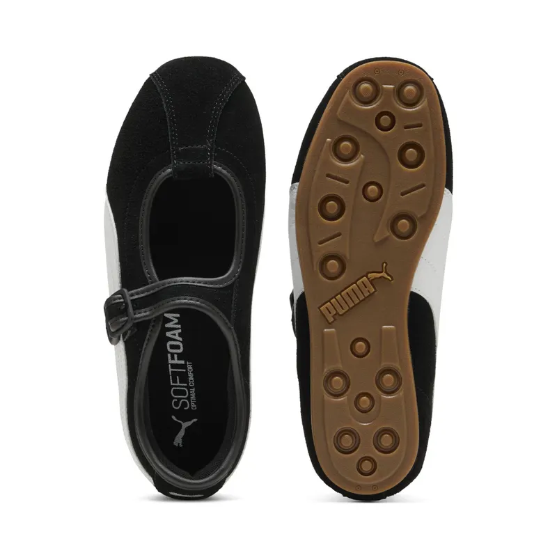 Puma Tacklette “Puma Black / Puma White / Gum” (408550_01)